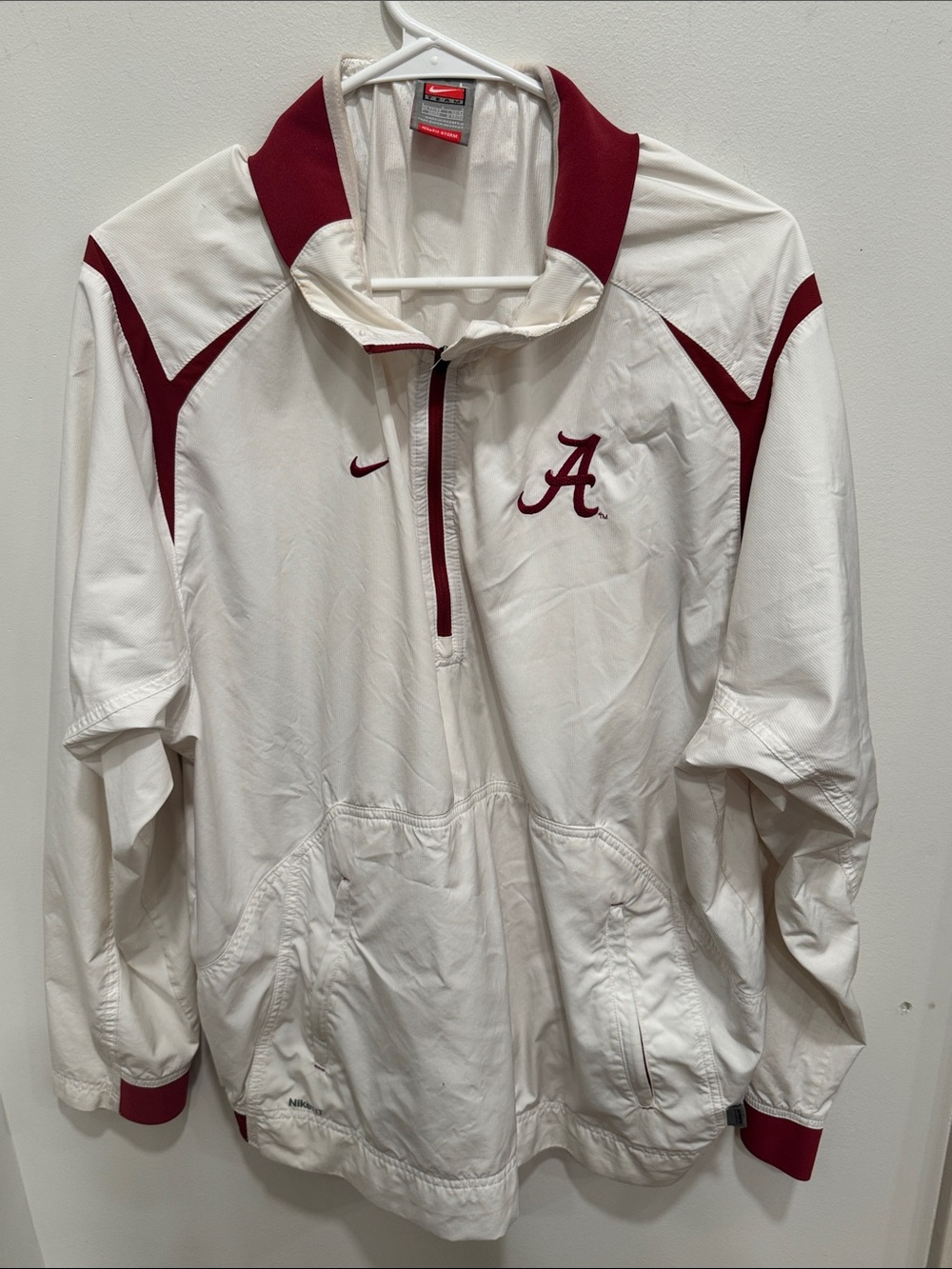 Nike Team Alabama Crimson Tide Fit Storm Pullover Jacket Large